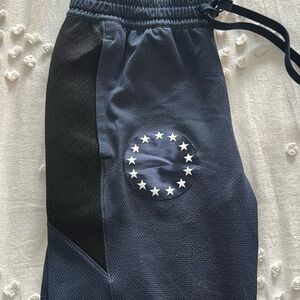 rare Navy circle of stars 76ers joggers S